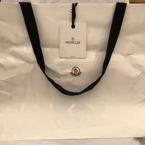 Genuine Moncler Shopping Bag Brand New Medium